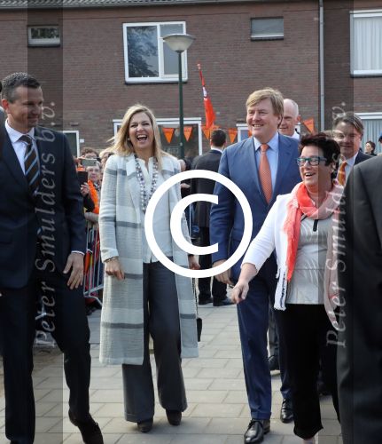 Veghel, 21 April 2017
Koningsspelen bij basisschool De Vijfmaster met Koningin Maxima en Koning Willem Alexander en Richard Krajicek