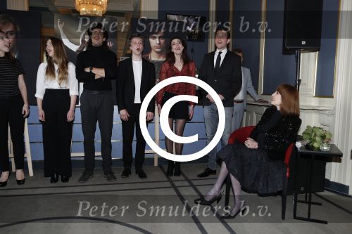 Amsterdam 19 april 2017
Liesbeth List en RenÃ©e van Wegberg bij een persmoment voor de nieuwe musical Liesbeth in Carre door Hans Cornelisse