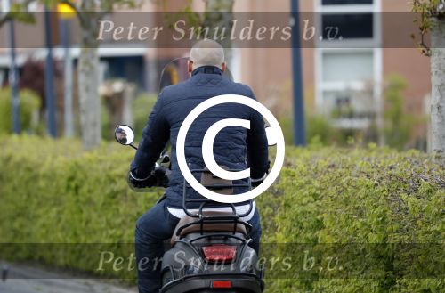 Hoorn 22 april 2017
Makan garmani de inmiddels ex vriend van Esther ( Vriendin Peter R de Vries) op zijn scooter