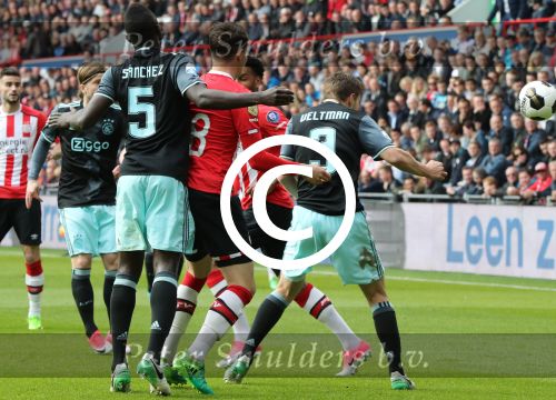 Eindhoven,23 April 2017 PSV-AJAX Seizoen 2016/2017, eindstand 1-0
Marco v Ginkel