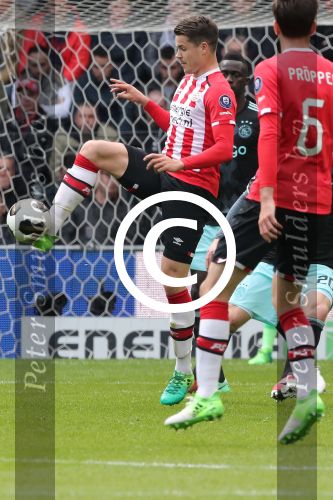 Eindhoven,23 April 2017 PSV-AJAX Seizoen 2016/2017, eindstand 1-0
Marco v Ginkel