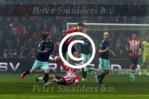 Eindhoven,23 April 2017 PSV-AJAX Seizoen 2016/2017, eindstand 1-0
Marco v Ginkel
