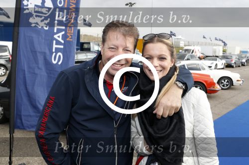 Zandvoort, 29 April 2017 Martin Utberg met zijn vriendin
