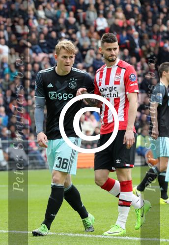 Eindhoven,23 April 2017 PSV-AJAX Seizoen 2016/2017, eindstand 1-0
Matthijs de Ligt