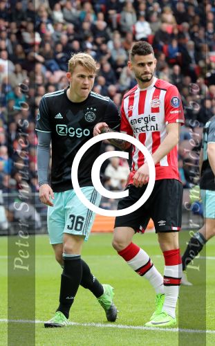 Eindhoven,23 April 2017 PSV-AJAX Seizoen 2016/2017, eindstand 1-0
Matthijs de Ligt