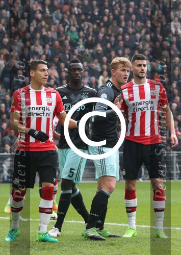 Eindhoven,23 April 2017 PSV-AJAX Seizoen 2016/2017, eindstand 1-0
Matthijs de Ligt