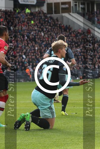 Eindhoven,23 April 2017 PSV-AJAX Seizoen 2016/2017, eindstand 1-0
Matthijs de Ligt