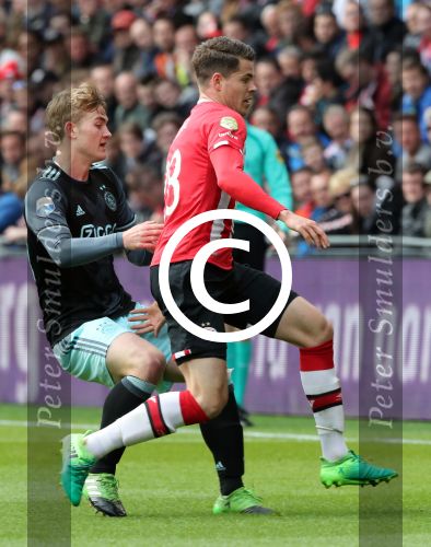Eindhoven,23 April 2017 PSV-AJAX Seizoen 2016/2017, eindstand 1-0
Matthijs de Ligt