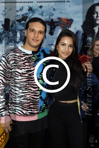 Amsterdam 11 april 2017
Premiere the fast and the furious 8 in pathe arena. Monica Geuze en Ali B