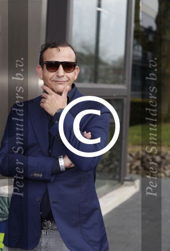 Hilversum 7 mei 2017
De Coiffure awards in studio 21. Najib Amhali met zijn vrouw Niama