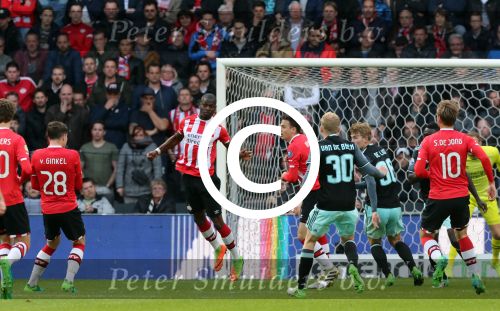 Eindhoven,23 April 2017 PSV-AJAX Seizoen 2016/2017, eindstand 1-0
Nicola Isimat-Mirin