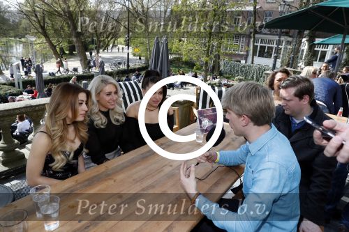 Amsterdam 8 april 2017 
Og3ne en andere deelnemers aan het songfestival in vondelpark CS 
OGene