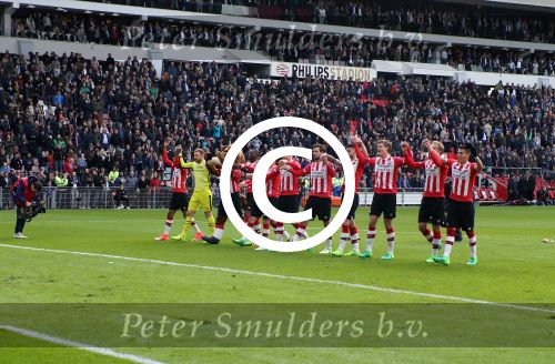 Eindhoven,23 April 2017 PSV-AJAX Seizoen 2016/2017, eindstand 1-0