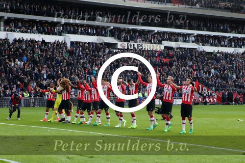Eindhoven,23 April 2017 PSV-AJAX Seizoen 2016/2017, eindstand 1-0