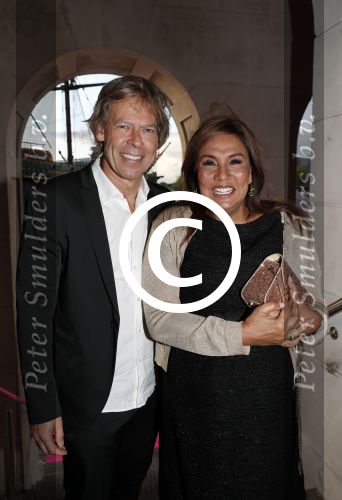 Amsterdam 10 april 2017
Free a girl gala in het scheepvaartmuseum. Patty Brard met man Antoine
