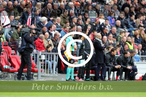 Eindhoven,23 April 2017 PSV-AJAX Seizoen 2016/2017, eindstand 1-0