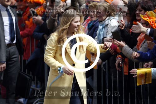 Tilburg 27 april 2017
Koningsdag in Tilburg. 
Prinses Amalia