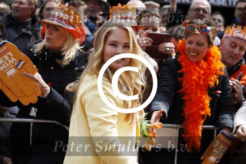 Tilburg 27 april 2017
Koningsdag in Tilburg. 
Prinses Amalia