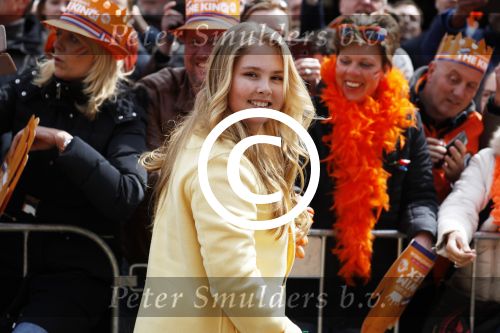 Tilburg 27 april 2017
Koningsdag in Tilburg. 
Prinses Amalia