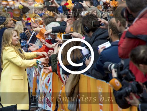 Tilburg 27 april 2017
Koningsdag in Tilburg. 
Prinses Amalia