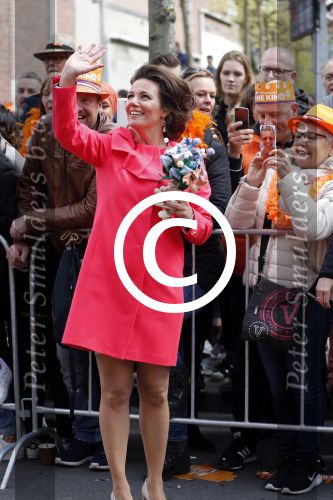 Tilburg 27 april 2017
Koningsdag in Tilburg.  
Prinses Annette