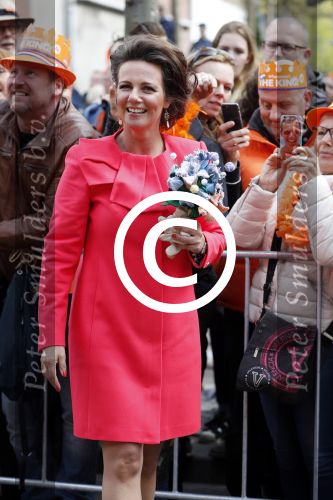 Tilburg 27 april 2017
Koningsdag in Tilburg.  
Prinses Annette