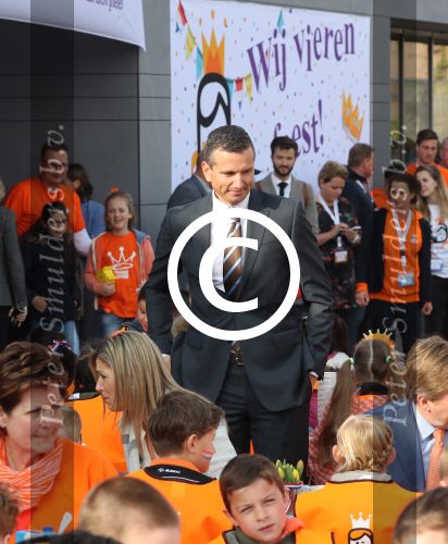 Veghel, 21 April 2017
Koningsspelen bij basisschool De Vijfmaster met Koningin Maxima en Koning Willem Alexander en Richard Krajicek