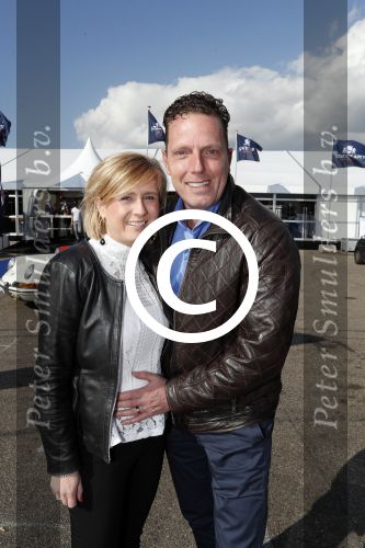 Zandvoort 29 april 2017
Feest Albert Westerman ( state of art) op circuitpark Zandvoort. Rob Geus met zijn zwangere vrouw
