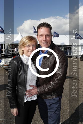 Zandvoort 29 april 2017
Feest Albert Westerman ( state of art) op circuitpark Zandvoort. Rob Geus met zijn zwangere vrouw