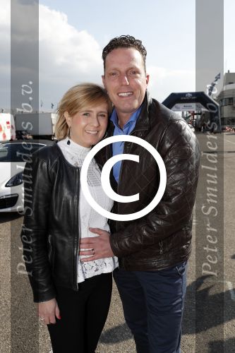 Zandvoort 29 april 2017
Feest Albert Westerman ( state of art) op circuitpark Zandvoort. Rob Geus met zijn zwangere vrouw