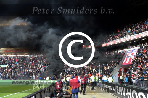 Eindhoven,23 April 2017 PSV-AJAX Seizoen 2016/2017, eindstand 1-0
Rookbom bij PSV-AJAX 2017