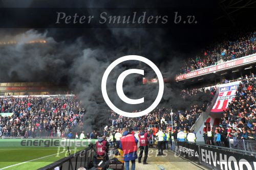 Eindhoven,23 April 2017 PSV-AJAX Seizoen 2016/2017, eindstand 1-0
Rookbom bij PSV-AJAX 2017