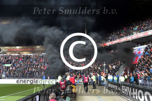 Eindhoven,23 April 2017 PSV-AJAX Seizoen 2016/2017, eindstand 1-0
Rookbom bij PSV-AJAX 2017