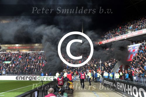 Eindhoven,23 April 2017 PSV-AJAX Seizoen 2016/2017, eindstand 1-0
Rookbom bij PSV-AJAX 2017