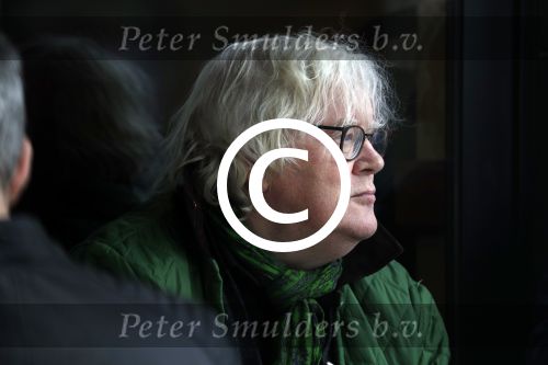 Amsterdam 8 april 2017 
Rudi Fuchs op terras.