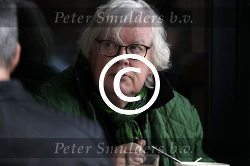 Amsterdam 8 april 2017 
Rudi Fuchs op terras.