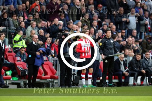 Eindhoven,23 April 2017 PSV-AJAX Seizoen 2016/2017, eindstand 1-0
Sam Lammers