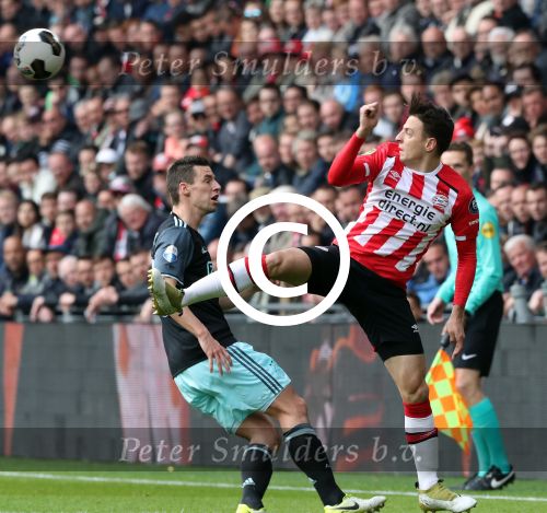 Eindhoven,23 April 2017 PSV-AJAX Seizoen 2016/2017, eindstand 1-0
Sanitiago Arias