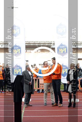 Amsterdam 25 april 2017
Huis Igone de JonghJohan Cruijff run van 14 km vanuit Olympisch stadon naar Arena. Johan Cruijff zou vandaag 70 geworden zijn. oa Estelle Cruijff Johnny Heitinga Sjaak Swart Erben Wennemars deden mee