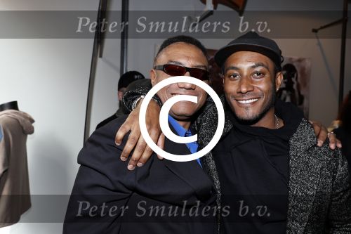 Amsterdam 12 mei 2017
Presentatie kledinglijn Sunnery James bij Four Azzuro op de pc Hooftstraat. Tony Cohen heeft samen met Sunnery collectie gemaakt. Sunnery met zijn vader Ronny Gorre
