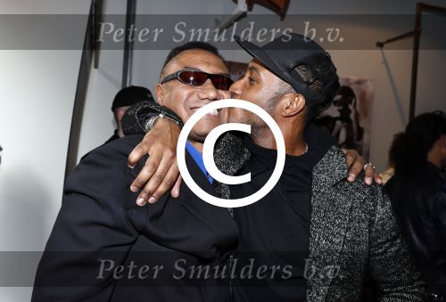 Amsterdam 12 mei 2017
Presentatie kledinglijn Sunnery James bij Four Azzuro op de pc Hooftstraat. Tony Cohen heeft samen met Sunnery collectie gemaakt. Sunnery met zijn vader Ronny Gorre