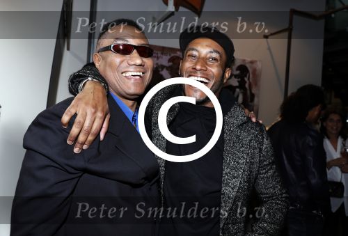 Amsterdam 12 mei 2017
Presentatie kledinglijn Sunnery James bij Four Azzuro op de pc Hooftstraat. Tony Cohen heeft samen met Sunnery collectie gemaakt. Sunnery met zijn vader Ronny Gorre
