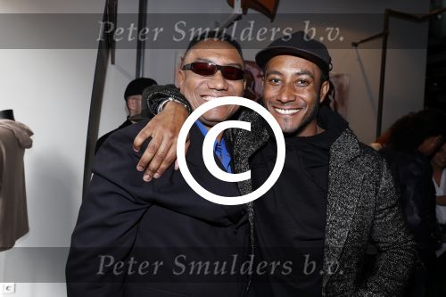 Amsterdam 12 mei 2017
Presentatie kledinglijn Sunnery James bij Four Azzuro op de pc Hooftstraat. Tony Cohen heeft samen met Sunnery collectie gemaakt. Sunnery met zijn vader Ronny Gorre