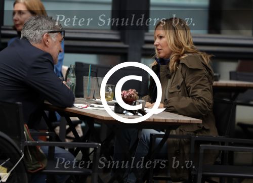 Amsterdam 15 mei 2017
Eric Beekes in amsterdamTatjana met Patrick v Mierlo op terras.