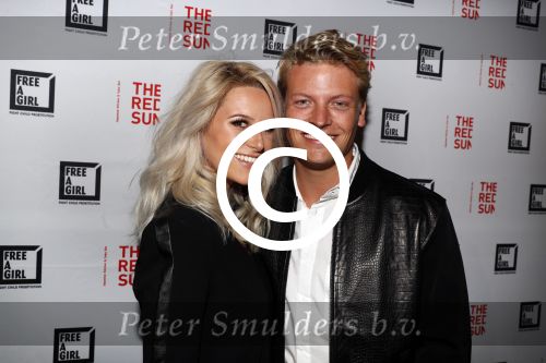 Amsterdam 10 april 2017
Free a girl gala in het scheepvaartmuseum. Thomas Berge met vriendin Cassidy Roeks