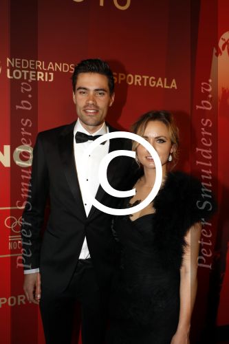 Amsterdam 21 december 2016
Sportman en sportvrouw van het jaar verkiezing tijdens het sportgala in de RAI.
Tom Dumoulin met partner