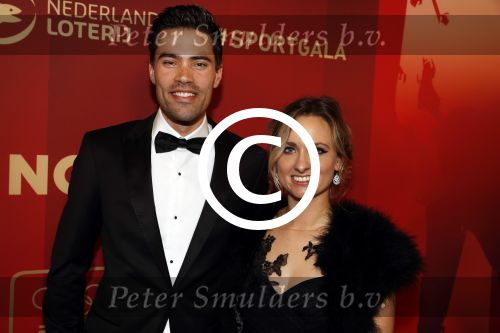 Amsterdam 21 december 2016
Sportman en sportvrouw van het jaar verkiezing tijdens het sportgala in de RAI.
Tom Dumoulin met partner