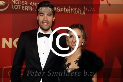 Amsterdam 21 december 2016
Sportman en sportvrouw van het jaar verkiezing tijdens het sportgala in de RAI.
Tom Dumoulin met partner