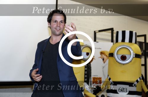 Amsterdam 8 mei 2017   
Victor Mids presengteert de nederlandse stemmencast van verschrikkelijke ikke 3 in de bijlmerbajes. De stemmen worden gedaan door Carlo Boszhard Jelle Stout Pip Pellens en Trudy Labij