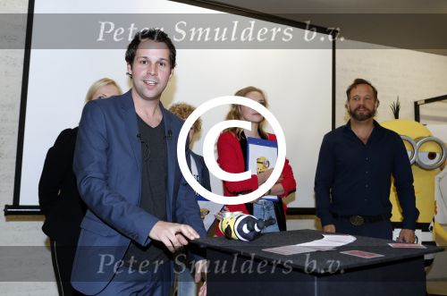 Amsterdam 8 mei 2017   
Victor Mids presengteert de nederlandse stemmencast van verschrikkelijke ikke 3 in de bijlmerbajes. De stemmen worden gedaan door Carlo Boszhard Jelle Stout Pip Pellens en Trudy Labij